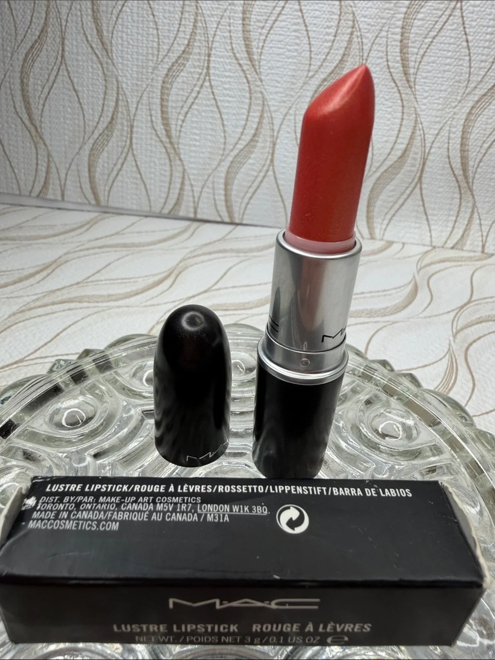 MAC Cosmetics Lustre Lipstick - A13 Fresh Salmon